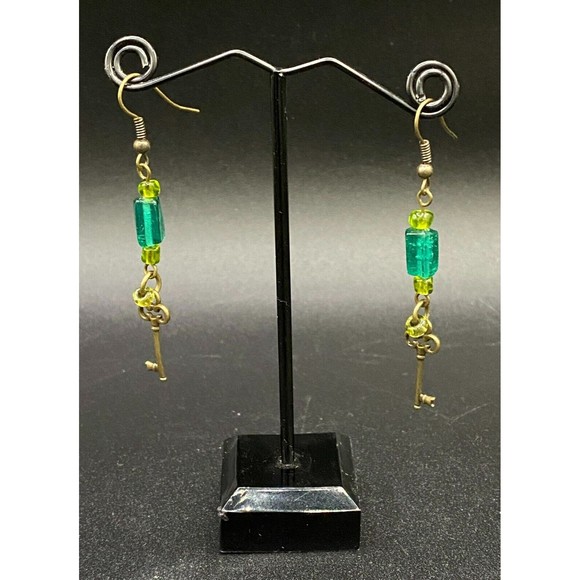 Steampunk Key Earrings by Neanie-Bot Handmade Jewelry Creations - Picture 2 of 2